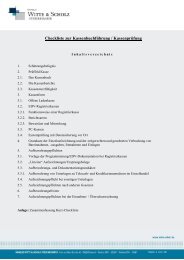 Checkliste zur Kassenbuchführung / Kassenprüfung