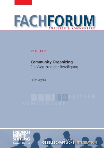 Community Organizing - Diakonie-Jahr 2013