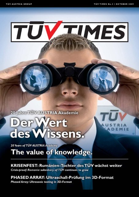 TÜV TIMES Ausgabe 3, Oktober 2009 / TUV TIMES ... - TÜV Austria