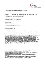 Deutsche Akkreditierungsstelle GmbH Anlage zur ... - AGROLAB