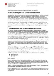 Informationen zum Inverkehrbringen - METAS