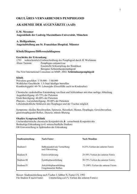 Sektion DOG-Uveitis Anschreiben - Uveitis-Zentrum Muenster