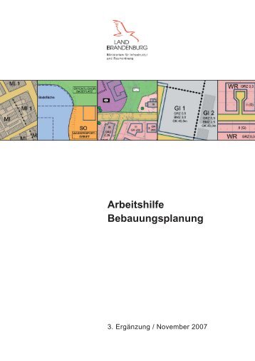Arbeitshilfe Bebauungsplanung Ergänzung 3.pdf - Ministerium für ...