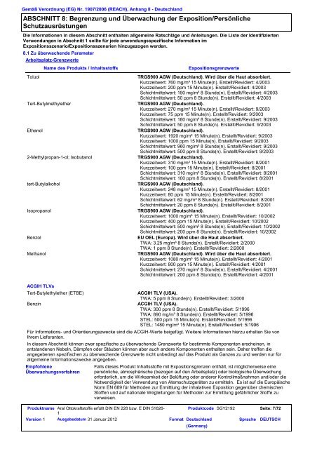 SICHERHEITSDATENBLATT - Diermeier Energie