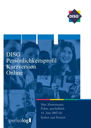 DISG Persönlichkeitsprofil Online - Gerd Mikol Consulting