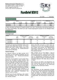 Rundbrief II / 2012 - Rinderzuchtverband Oberpfalz e.V.