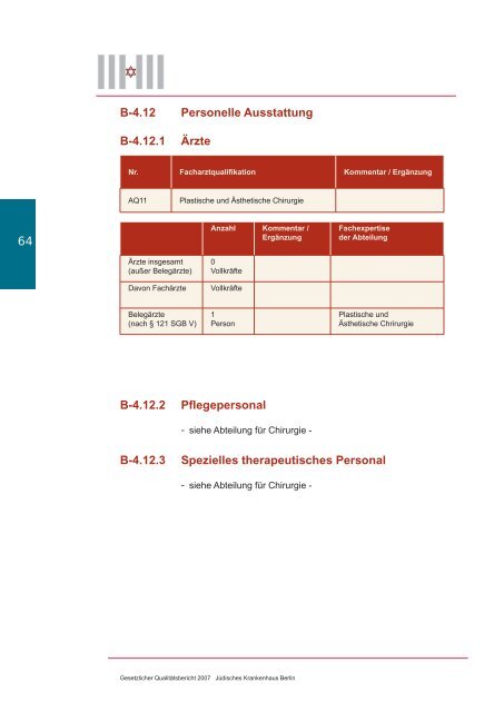 Gesetzl. Qualitätsbericht 2007 JKB .indd - KTQ