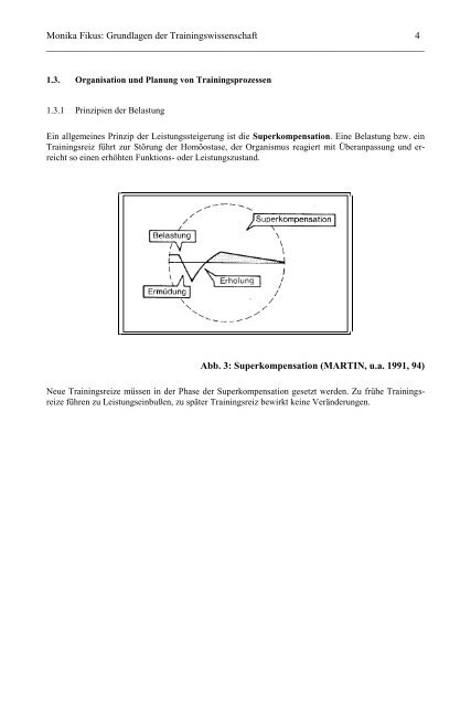 Skript Trainingswissenschaft