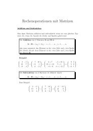 Rechenoperationen mit Matrizen - Mathe Online