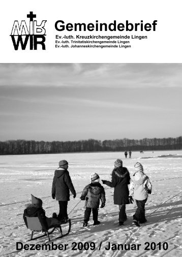 Ausgabe Dezember/Januar 2009/2010 - Kreuzkirche Lingen