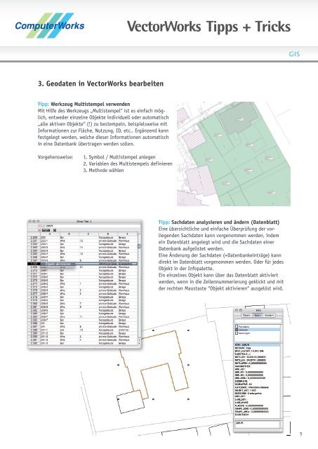 Vectorworks Landschaft Tipps & Tricks GIS - ComputerWorks