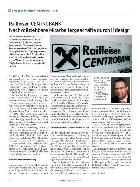 Die komplette MONITOR-Ausgabe 9/2008 können Sie