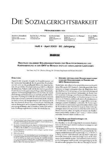 DIE SOZIALGERICHTSBARKEIT - Zentrum für Europäische ...