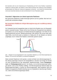 5. Allgemeines zum Ablauf organischer Reaktionen - Chemie