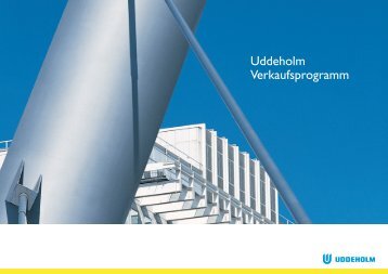 Uddeholm Verkaufsprogramm - böhler-uddeholm schweiz ag