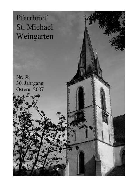 Pfarrbrief Nr. 98 - St. Michael Weingarten