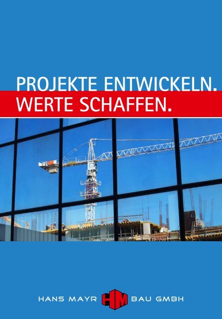 auf einen Blick - Unsere Broschüre - Hans Mayr Bau GmbH