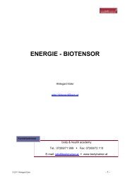 ENERGIE - BIOTENSOR
