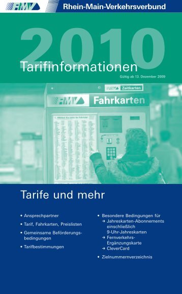 RMV Tarifinformationen - Arge-hrs.de
