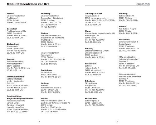 RMV Tarifinformationen - Arge-hrs.de