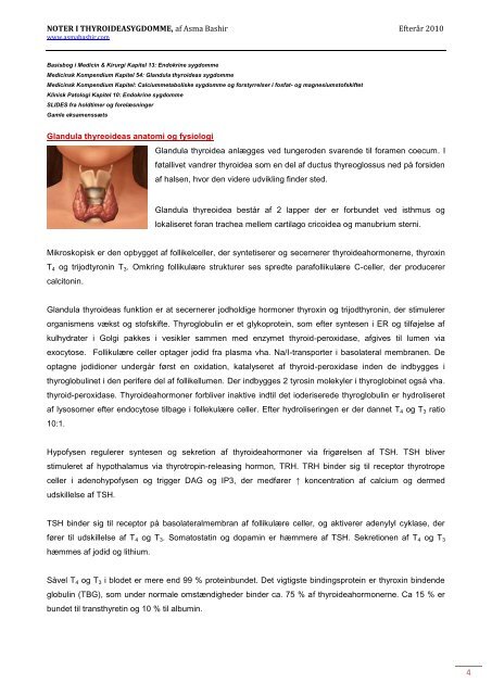 Glandula thyroideas sygdomme - Asma Bashir