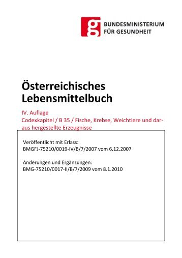 Österreichisches Lebensmittelbuch