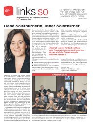 Liebe Solothurnerin, lieber Solothurner - Sozialdemokratische Partei ...