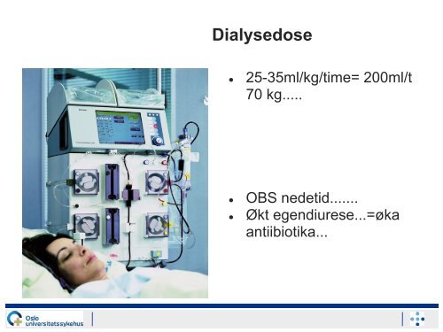 Akutt Nyresvikt og hemodialyse - Intensivt i Oslo