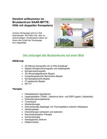 Info Brustzentrum Saar Mitte PDF 1137,5 kB