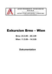 Exkursion Brno – Wien - workplace.cz