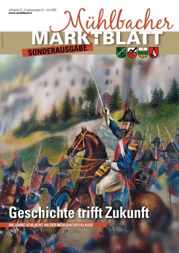 Mühlbacher Marktblatt 01/2009 - Sonderausgabe (3,41 MB)