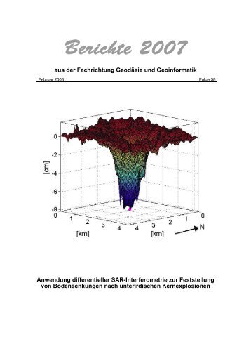 Berichtsheft 2007 - Förderergesellschaft Geodäsie und ...