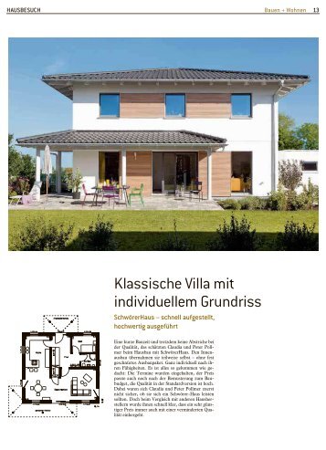 Klassische Villa mit individuellem Grundriss