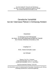 Verena Gonzalez Lopez, 2011 - Institut für Tierzucht und Tierhaltung ...