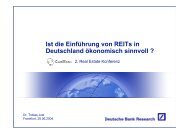 Präsentation: Ist die Einführung von REITs in Deutschland ...