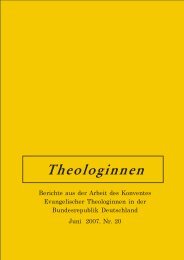 2007 - Konvent Evangelischer Theologinnen