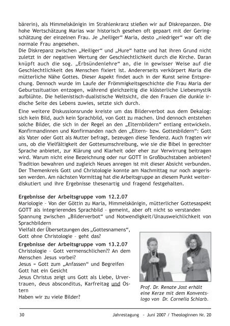 2007 - Konvent Evangelischer Theologinnen