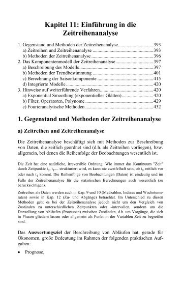 Kapitel 11: Einführung in die Zeitreihenanalyse - Von-der-lippe.org