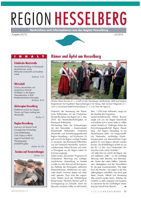 Newsletter 02/2010 - Region Hesselberg