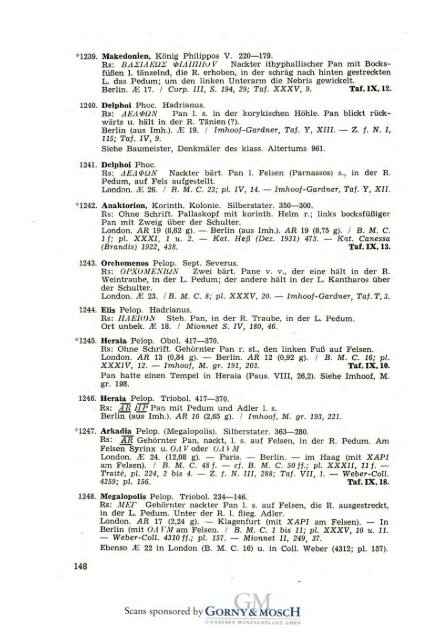 1949 Band I - Bayerische Numismatische Gesellschaft