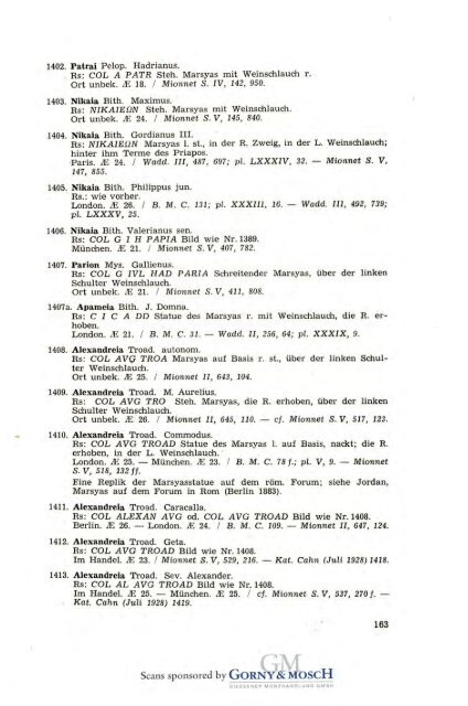 1949 Band I - Bayerische Numismatische Gesellschaft