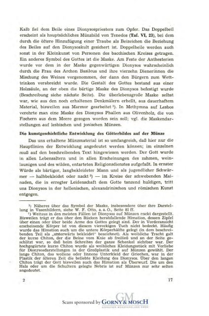 1949 Band I - Bayerische Numismatische Gesellschaft