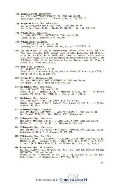 1949 Band I - Bayerische Numismatische Gesellschaft