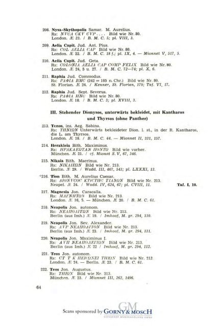 1949 Band I - Bayerische Numismatische Gesellschaft