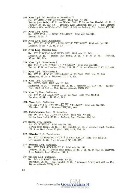 1949 Band I - Bayerische Numismatische Gesellschaft