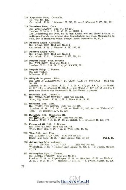 1949 Band I - Bayerische Numismatische Gesellschaft