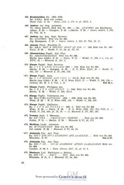 1949 Band I - Bayerische Numismatische Gesellschaft