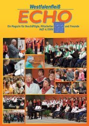 Ausgabe 20 - 04 / 2006 - Westfalenfleiß GmbH