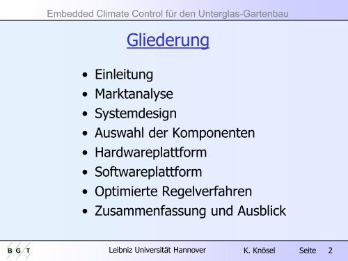 Embedded Climate Control für den Unterglas-Gartenbau