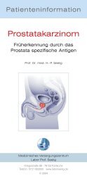 Prostatakarzinom - Früherkennung durch das Prostata spezifische